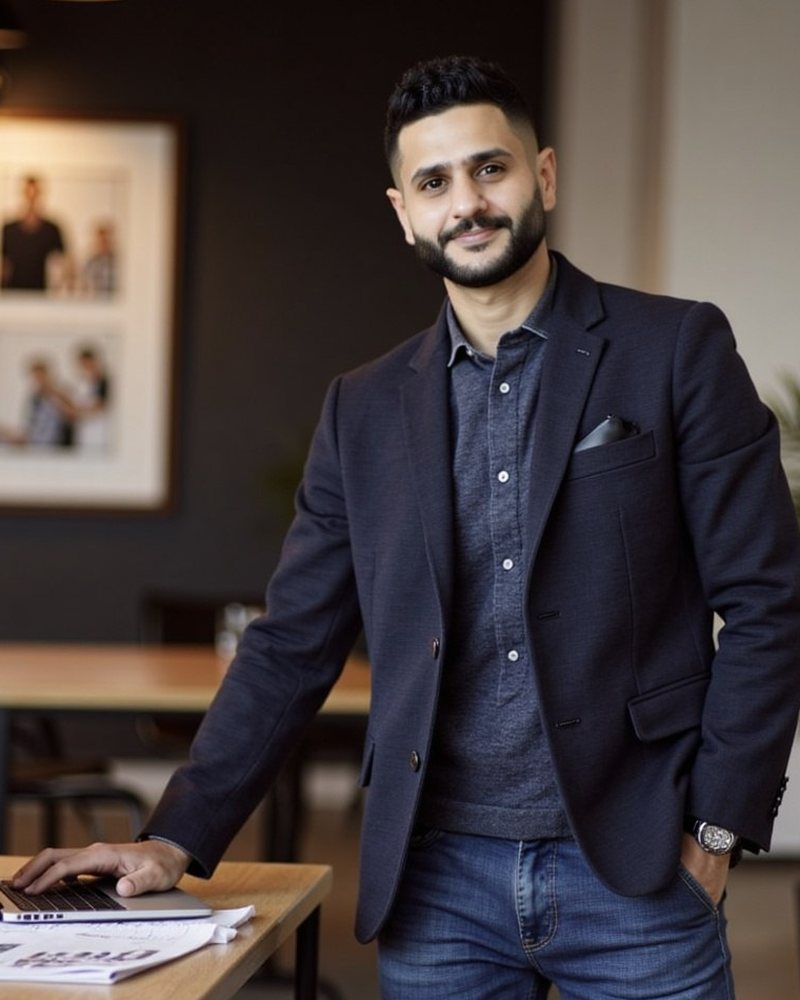 Mahmoud Alajouz, founder and creative director of BASEERA Studio